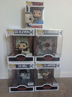 Stranger Things Funko Pops set of 5