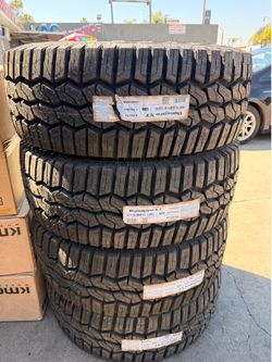 35x12.50r18  hankoon tires nuevas con 65,000 millas de garantía las 4