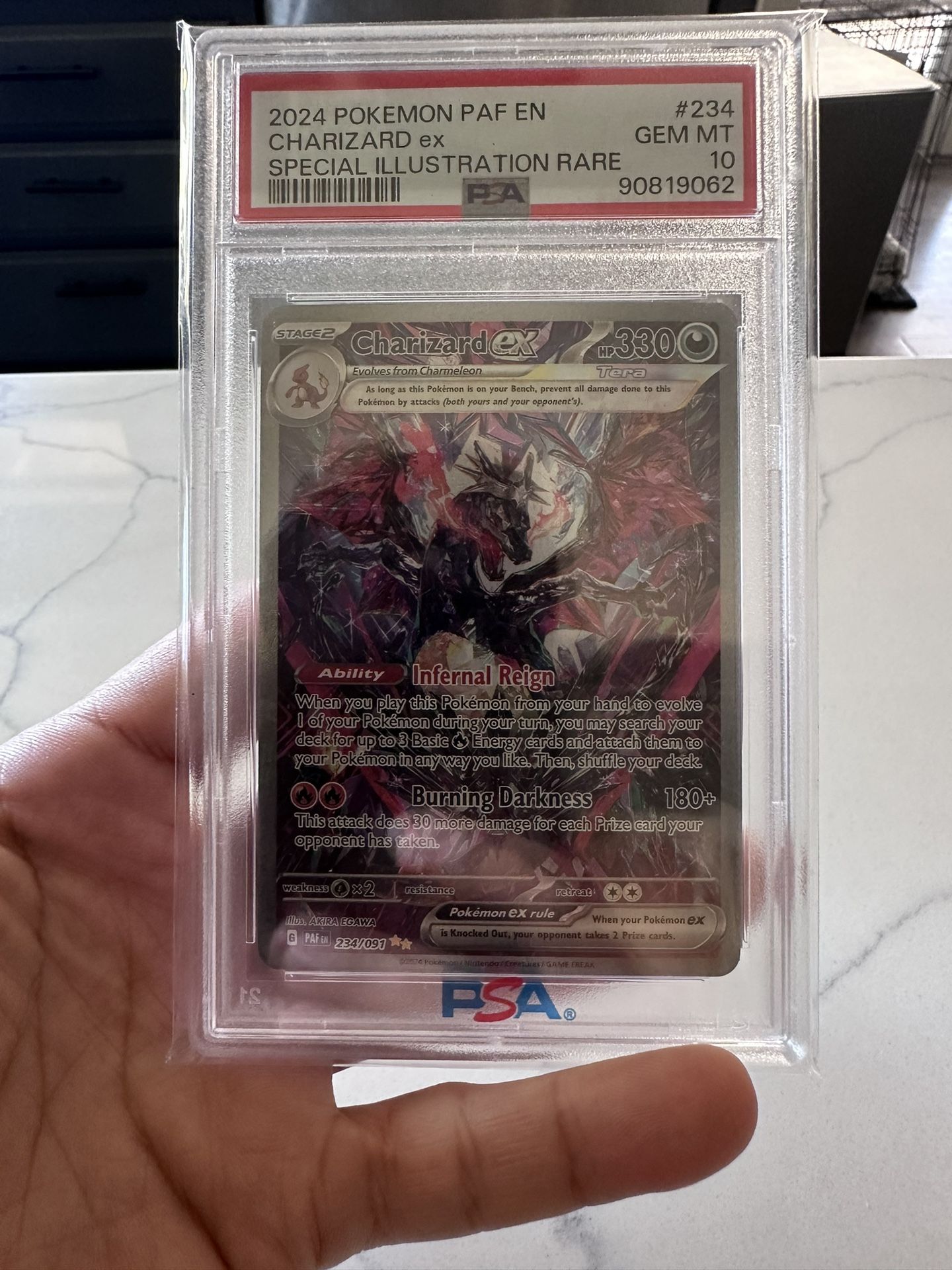 Pokemon Charizard Ex 234/091 Psa 10