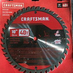 Craftsman 10in 40T Saw Blade