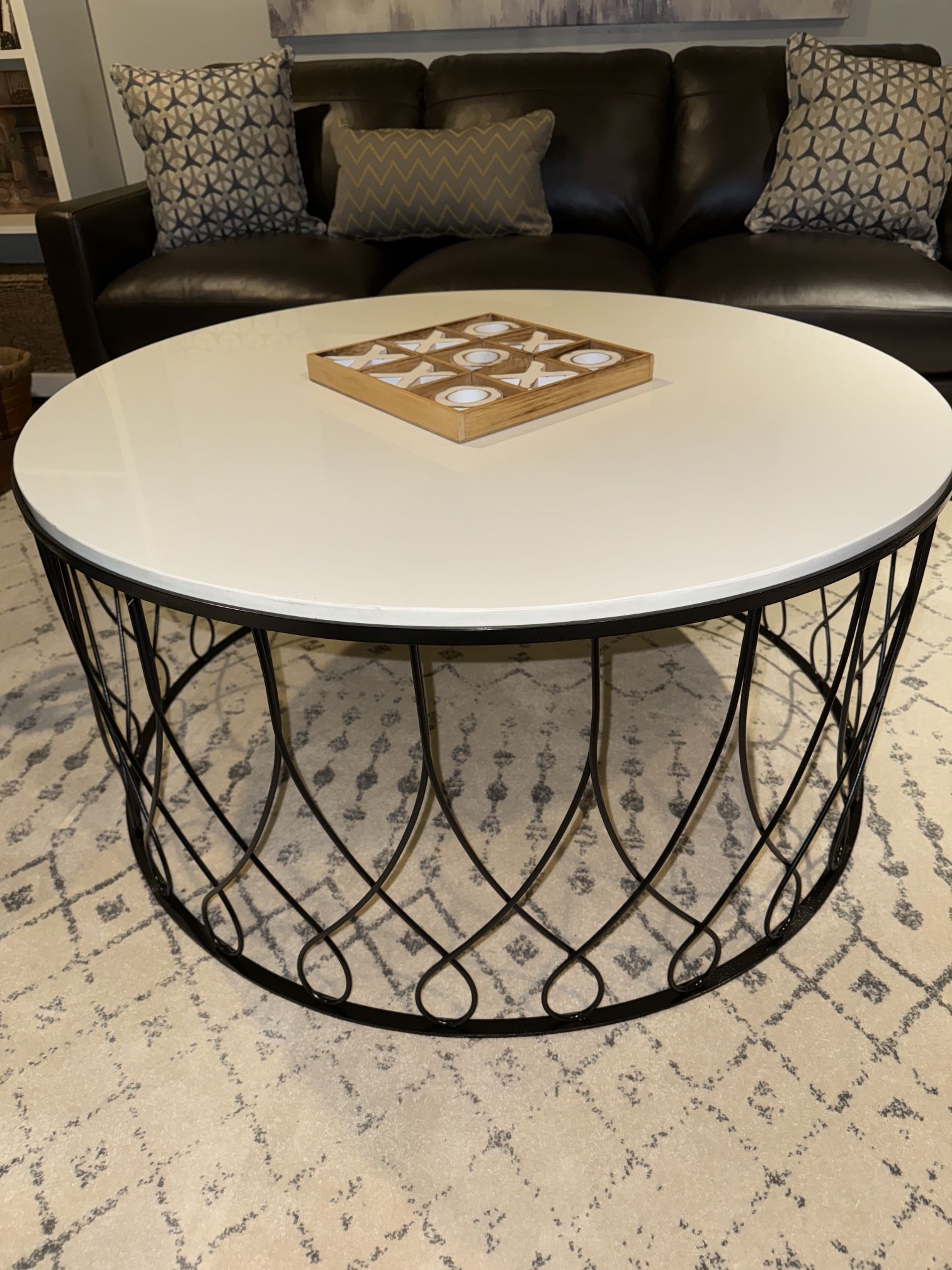 Round Stone Coffee Table