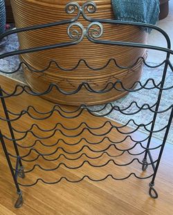 Pretty wine rack, holds 36 bottles