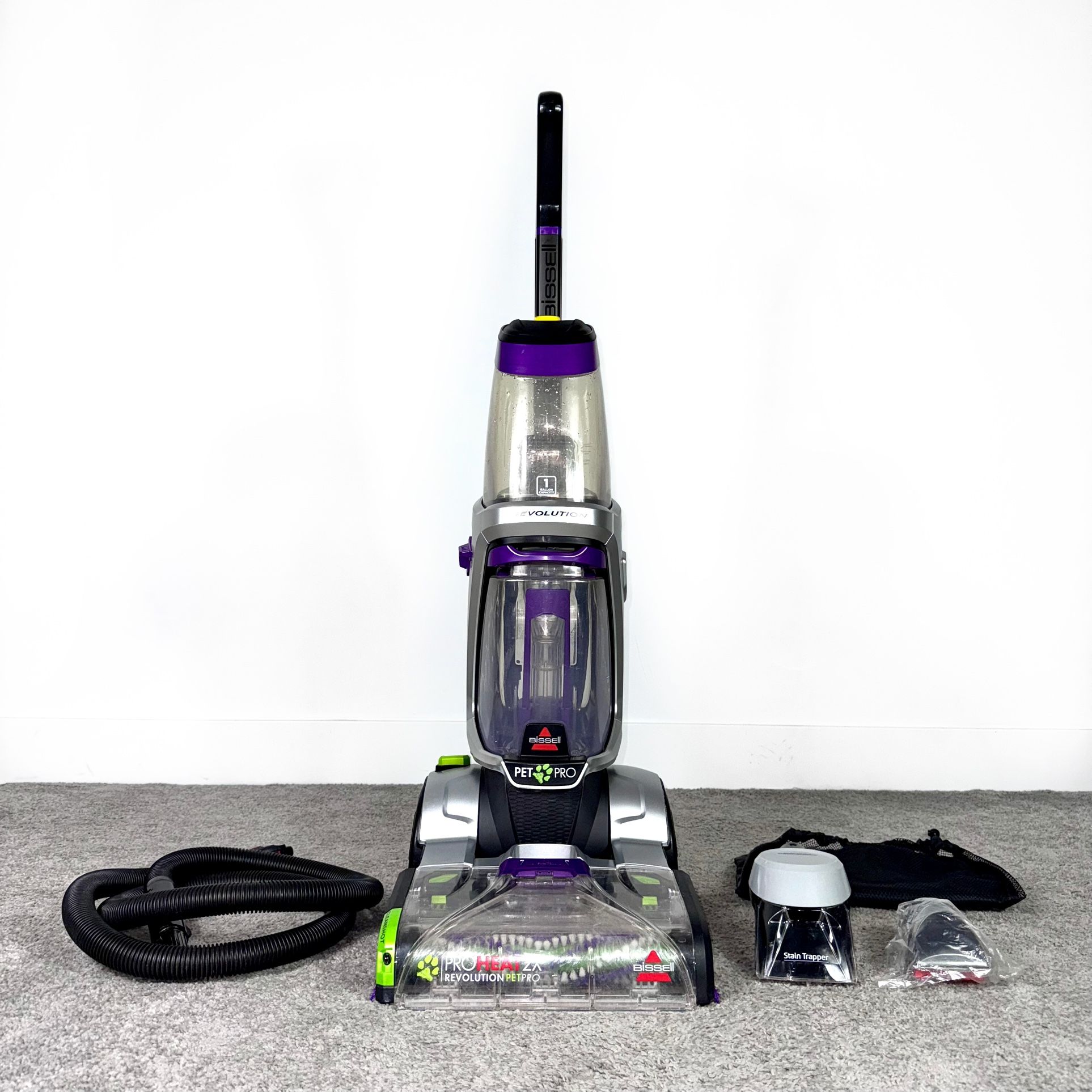 Bissell Revolution Pro Heat 2X Pet Pro Carpet Shampoo Cleaner w/ attachments