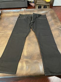 Levis Black 38x30 501 Jeans
