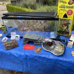 Lizard/Gecko Terrariums and supplies