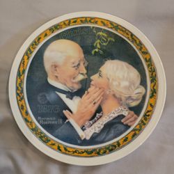 Norman Rockwell 1976 Christmas Collector Plate