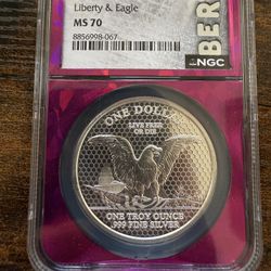 2026 Ascension Island Liberty & Eagle 1 oz Silver Coin
