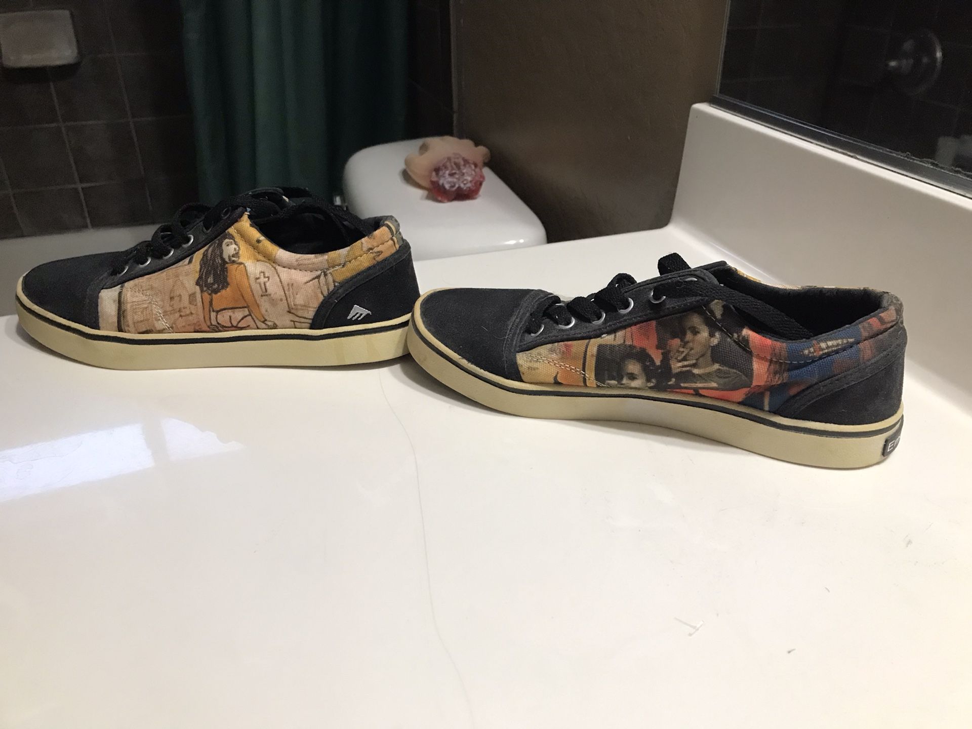 RARE Ed Templeton Emerica Skate Shoes Skateboarding Toy Machine