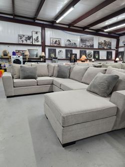 Living Spaces Large U-Shaped Sectional Couch – $1,350
