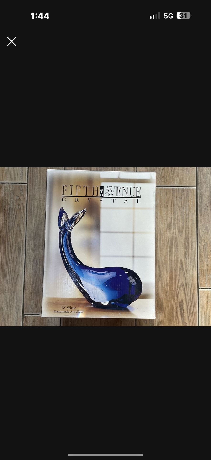 Fifth Ave Original Hand Crafted Crystal Dolphin