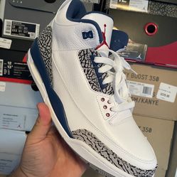 2011 JORDAN 3 RETRO TRUE BLUE Size 12