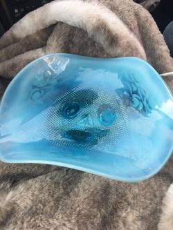 Blue Opal Bon, Bon Dish