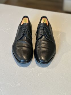 Prada Black Leather Dress Shoes 