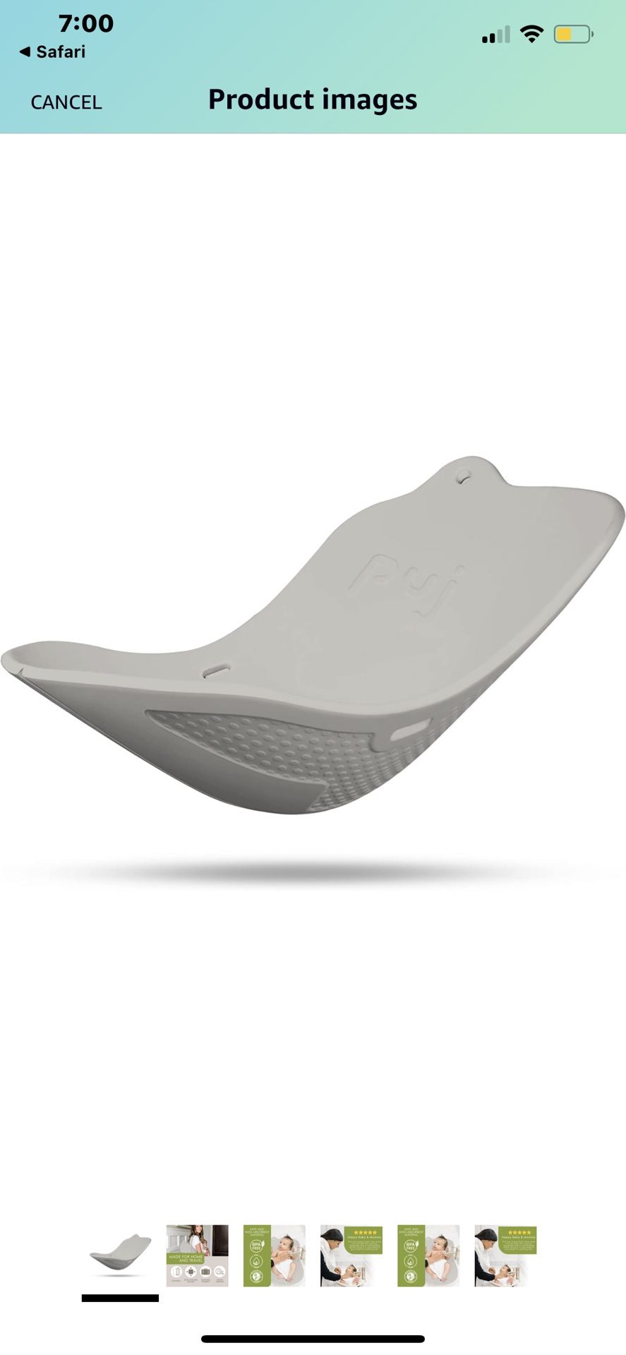 Puj Puj Flyte Compact Infant Bathtub, Baby Bathtub for Newborns and
