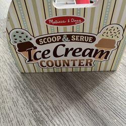 Scoop & Serve Ice Cream Counter 