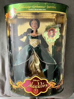 Disney Aladdin Holiday 1999 Princess Jasmine Doll - 4th Edition Series #22092