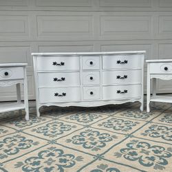 French Provincial Style Dresser Set