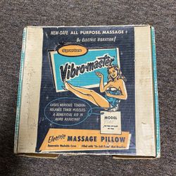 Vintage Vibro Master Massage Pillow WORKS