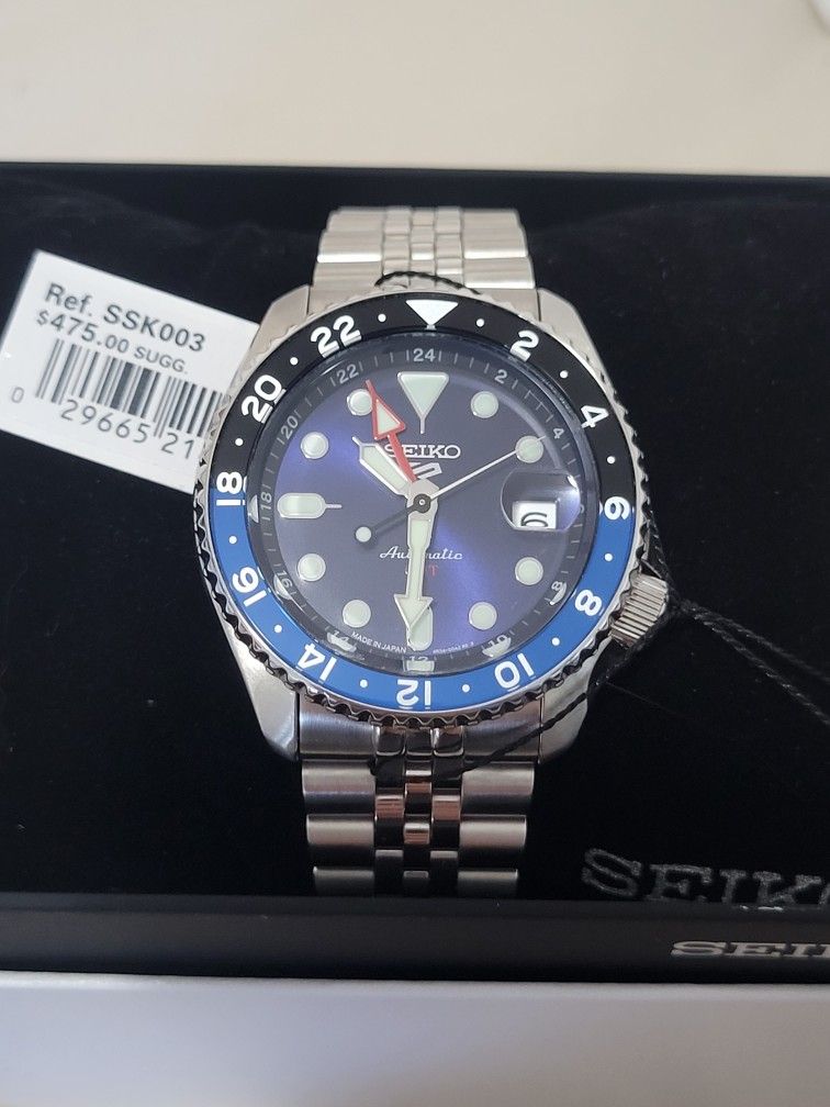 Seiko 5 GMT SSK003 "Blueberry"