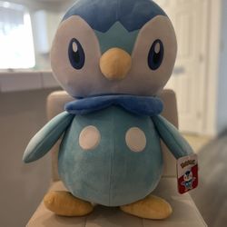 Pokémon Piplup 24” Jumbo Plush Jazwares PKW3680 Large Stuffed Animal WITH TAGS