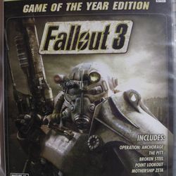 Fallout 3 Game Of The Year Edition Compete Xbox 360 Skyrim Oblivion