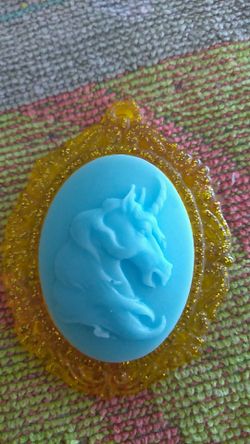 Unicorn Cameo charm