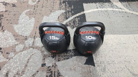 Bionic Body by Kim Lyons Soft Kettlebell with Handle, Soft Weight for Strength Training, Set of 2