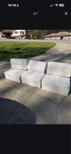 Set of 3 lounge gaming spineless chairs