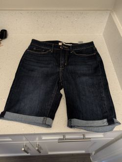 Dark Wash Denim Shorts - Size 6