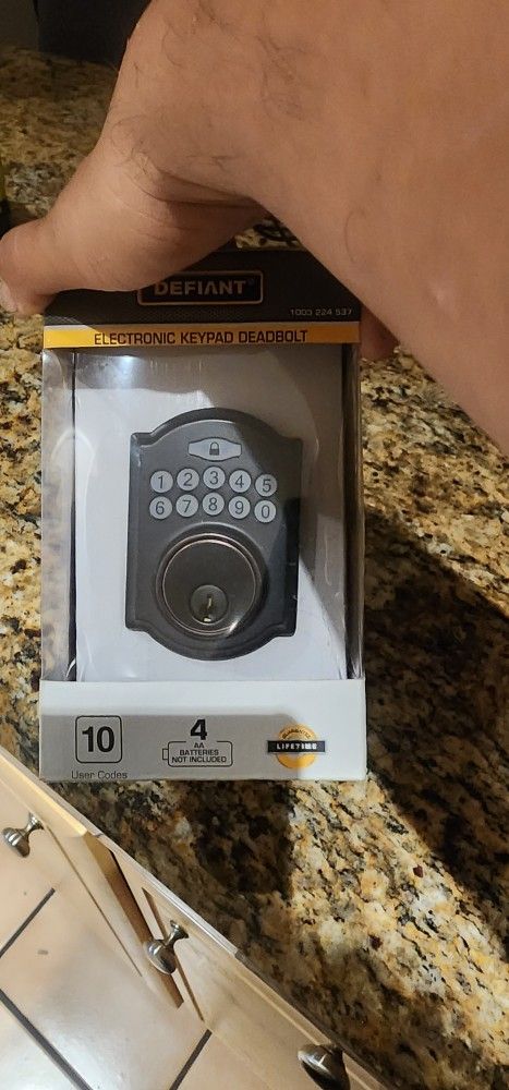 DEFIANT ELECTRONIC KEYPAD DEADBOLT