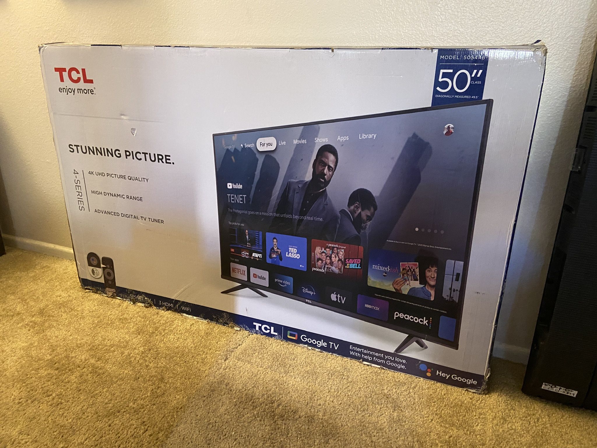 TCL 50” Smart TV For Sale