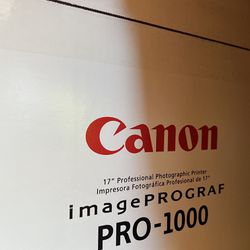 Canon ImagePrograf PRO-1000 Large Format Color Printer 