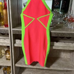 Fashionnova Bandage Neon Yellow And Pink Xl 