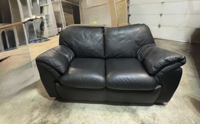 Leather Love Seat
