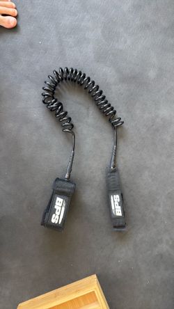 BPS paddled-board leash. Coiled
