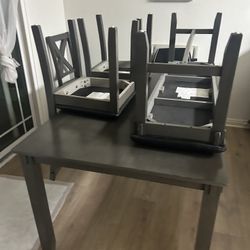 Table N Chars Bench Included 