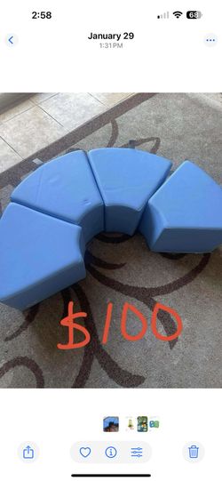Soft Arc Ottoman Seating Set