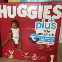 huggies plus baby diapers size 1