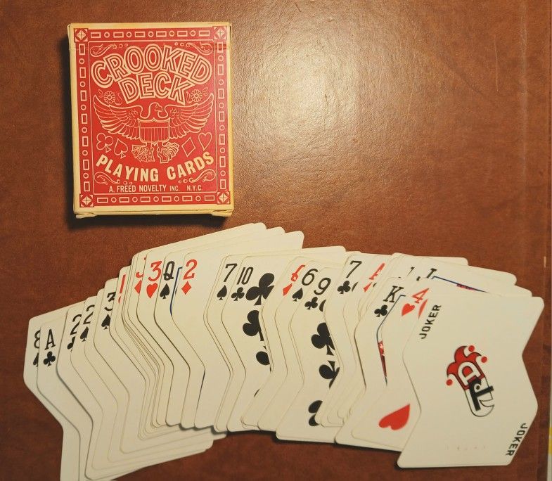 Crooked Deck Playing Cards 1969 A. Freed Novelty, Inc.