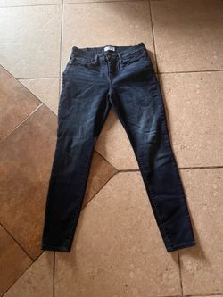 Dark denim jeans