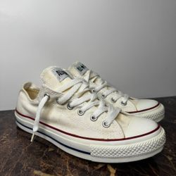 Converse Sneakers Chuck Taylor All Star Canvas, Mens Shoes White Size 7.5