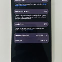 iPhone 15 Pro 128 GB Unlocked Flawless