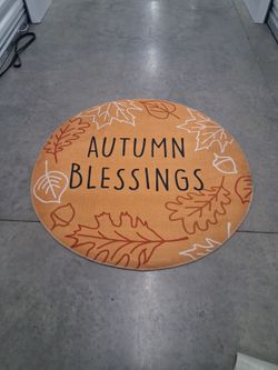 Round Fall Rug