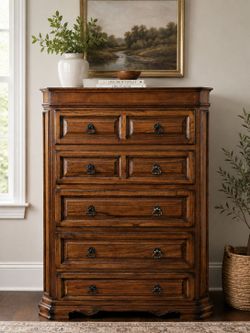 5 drawer dresser solid wood