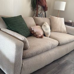 Oversized Feather Sectional w Ottoman