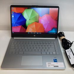 HP 14-dq2055wm I3 4GB RAM 256 GB SSD LAPTOP WITH CHARGER