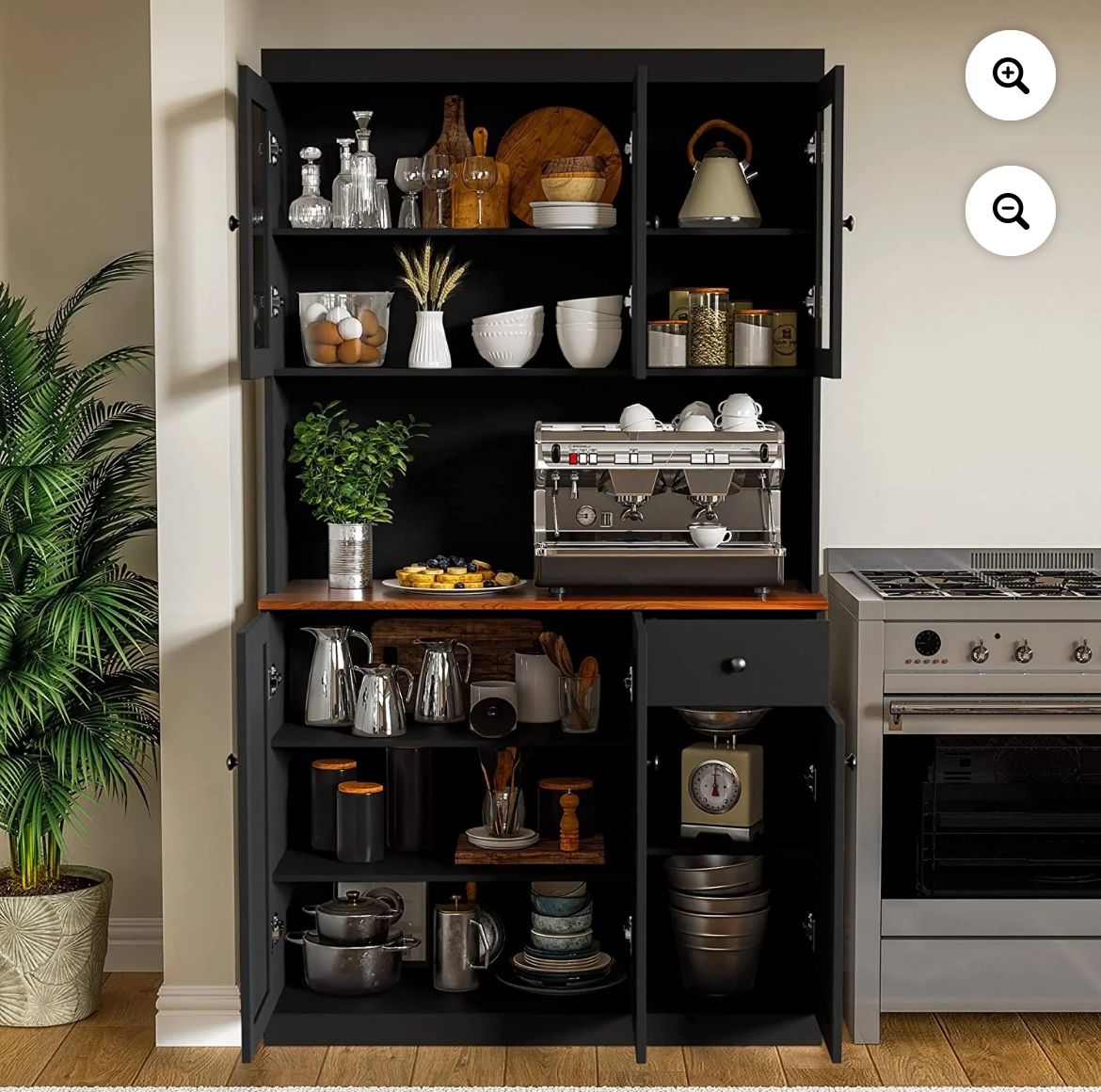 Cozy Castle 71" Tall Kitchen Pantry Storage Cabinet