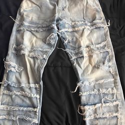 Stacked slim 30-32 jeans