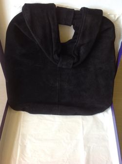 Black Suede Bag In Box