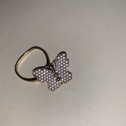 10k Gold Butterfly Ring 